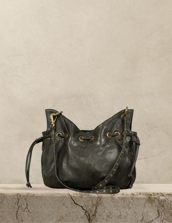 Sheridan Bag Sun-Baked Black Leather