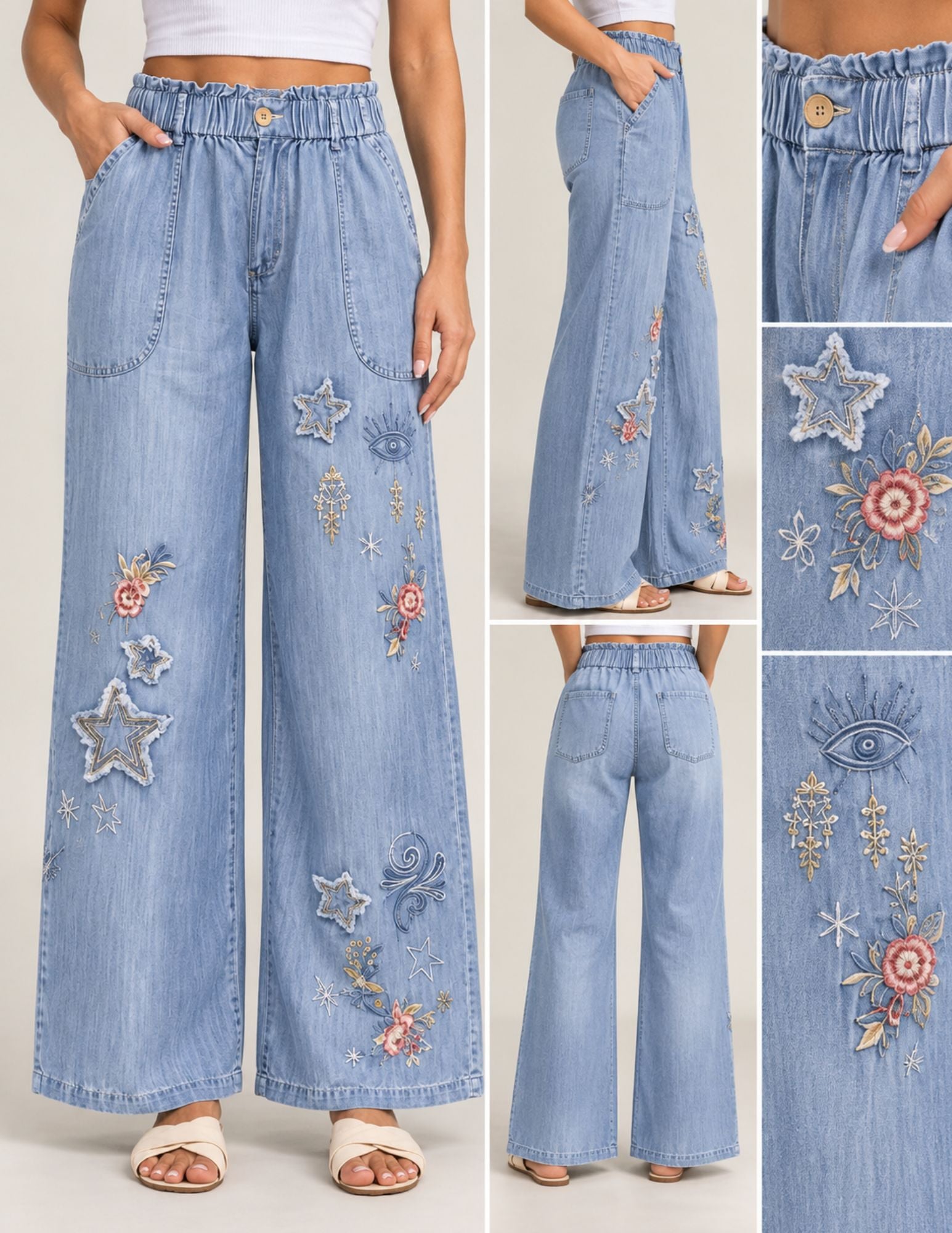 ADRIANA PANT | Relaxed Pull-On Pants and Elastic Waist