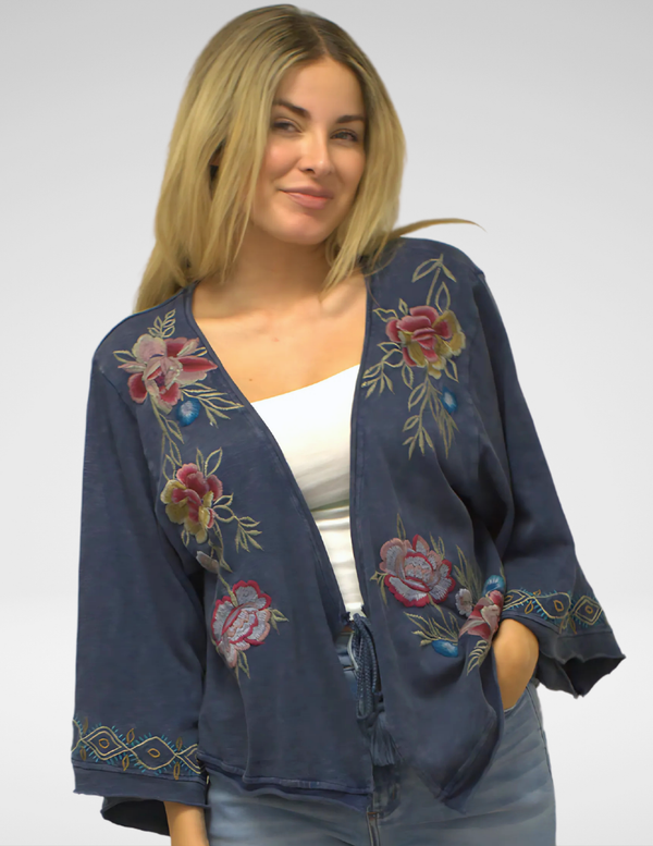 ANIKA CARDIGAN DENIM