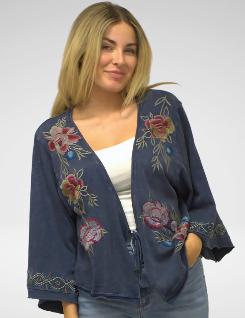 ANIKA CARDIGAN DENIM
