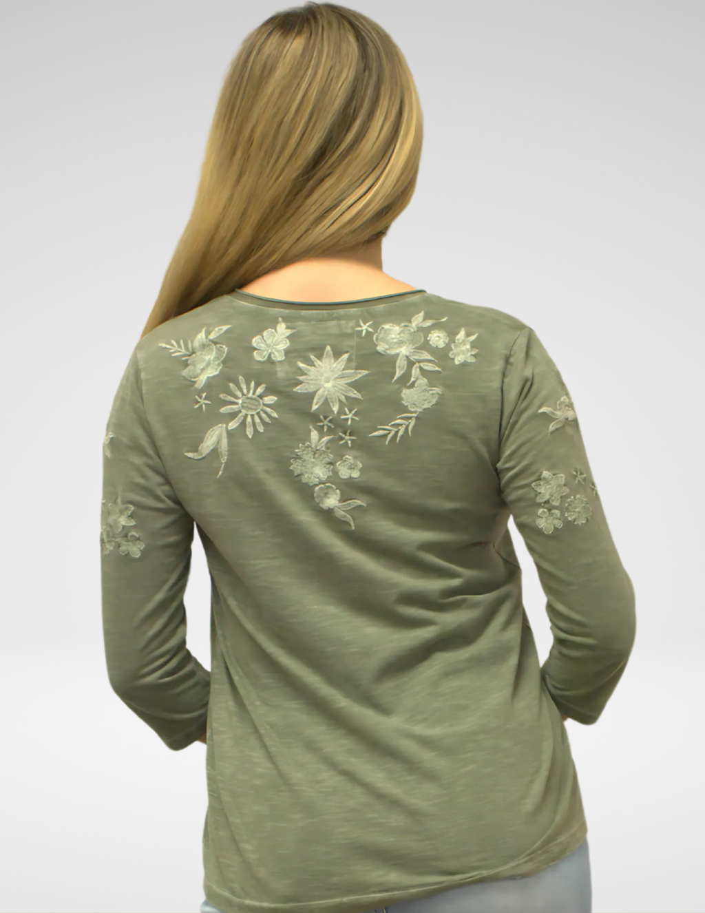 ENYA TOP -DESERT SAGE (XS ONLY)