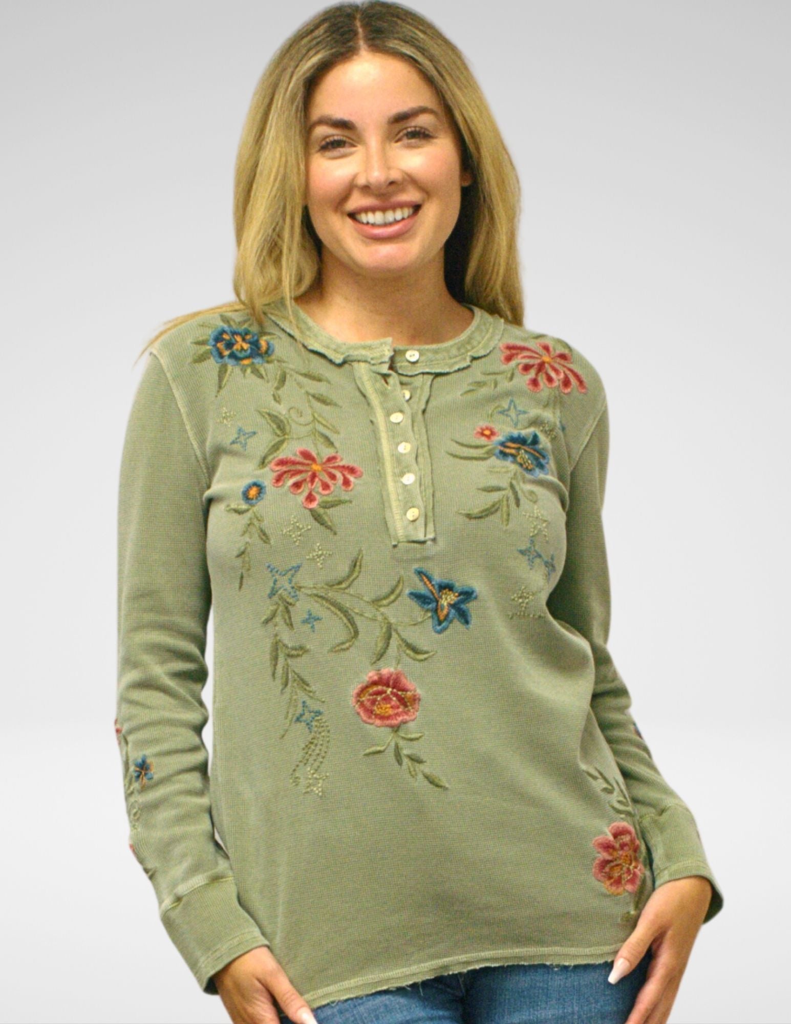 ISOLDE TOP - COOL SAGE