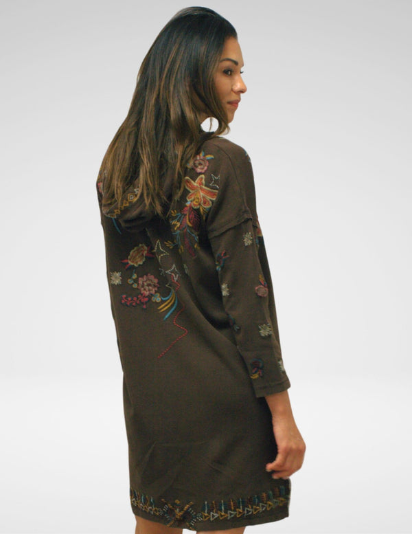 TAI DRESS- CHOCOLATE