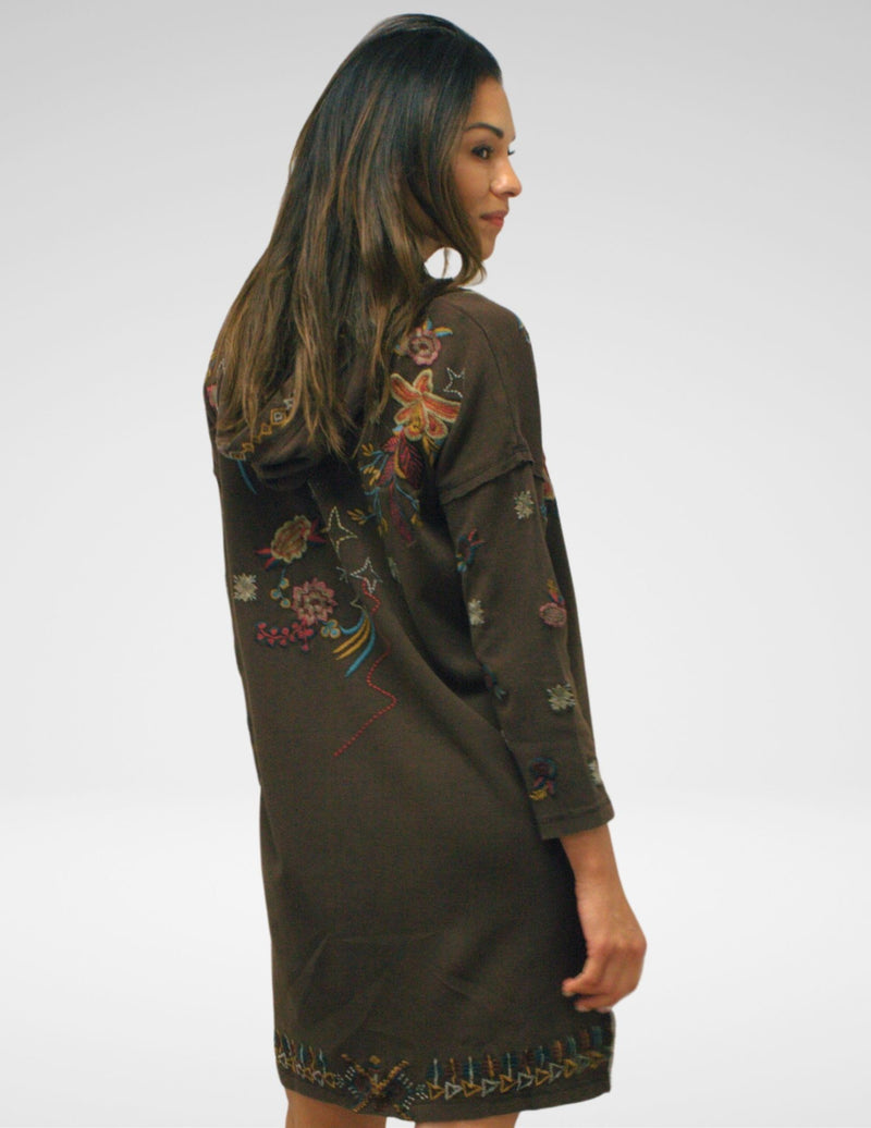 TAI DRESS- CHOCOLATE