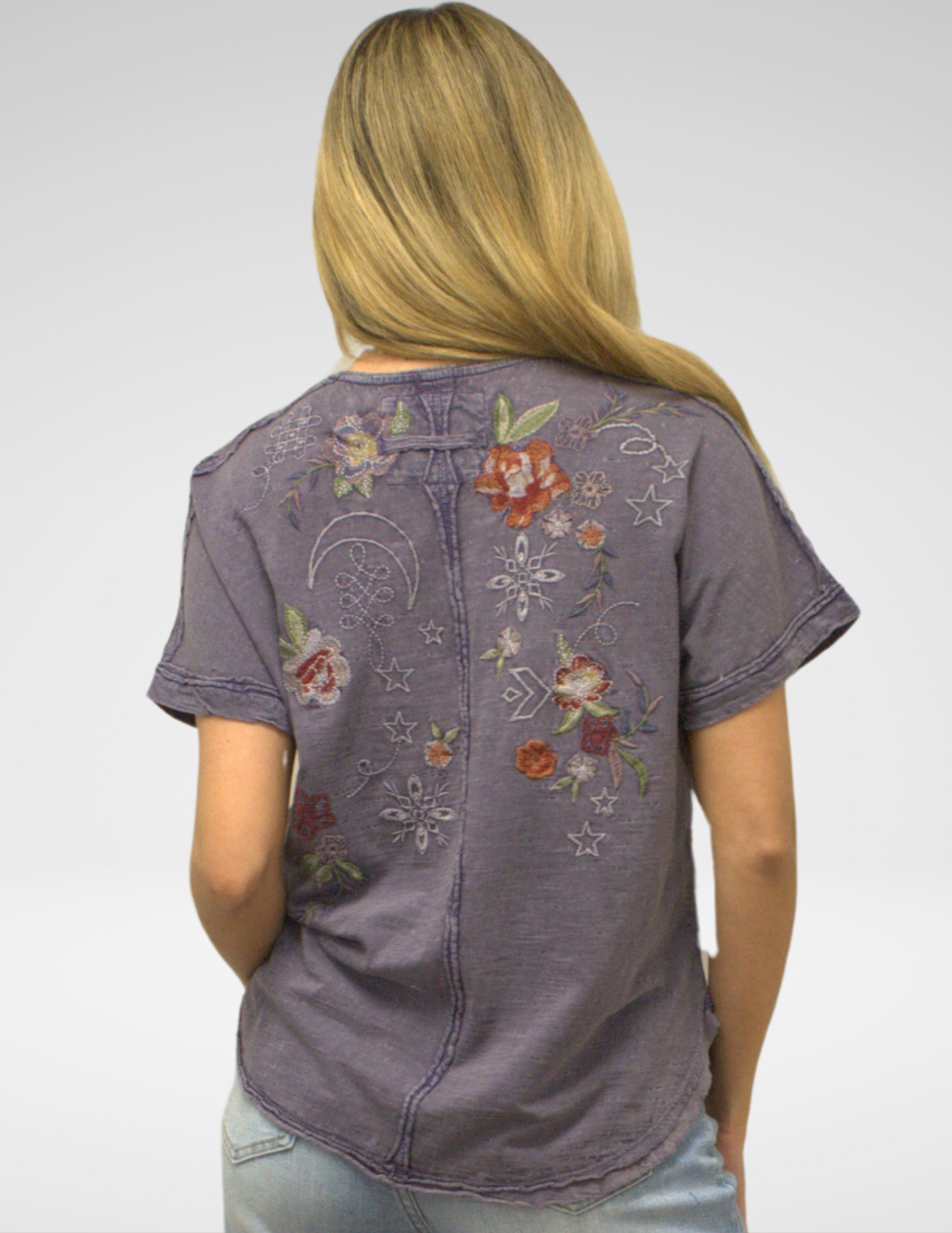 REVA TEE- PURPLE HAZE