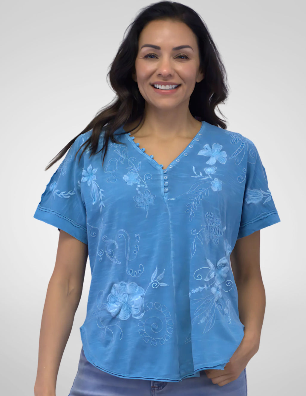 ULA TEE - AQUA