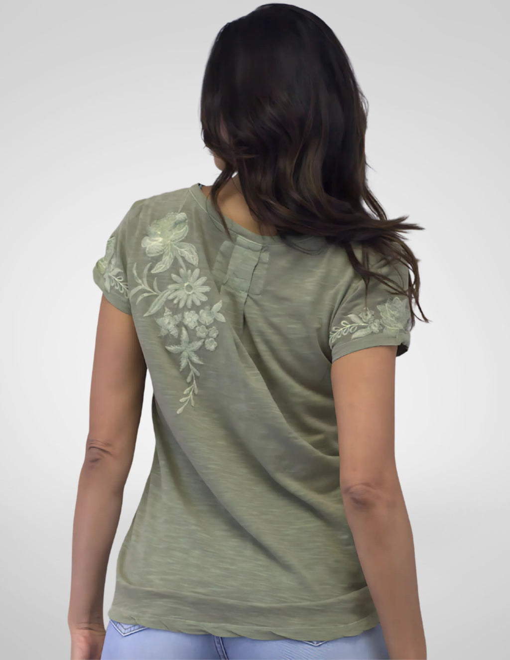 HARPER TEE - COOL SAGE