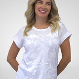 CASSIDY TEE - WHITE