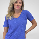 MARYA TEE- CAPRI BLUE