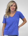 MARYA TEE- CAPRI BLUE