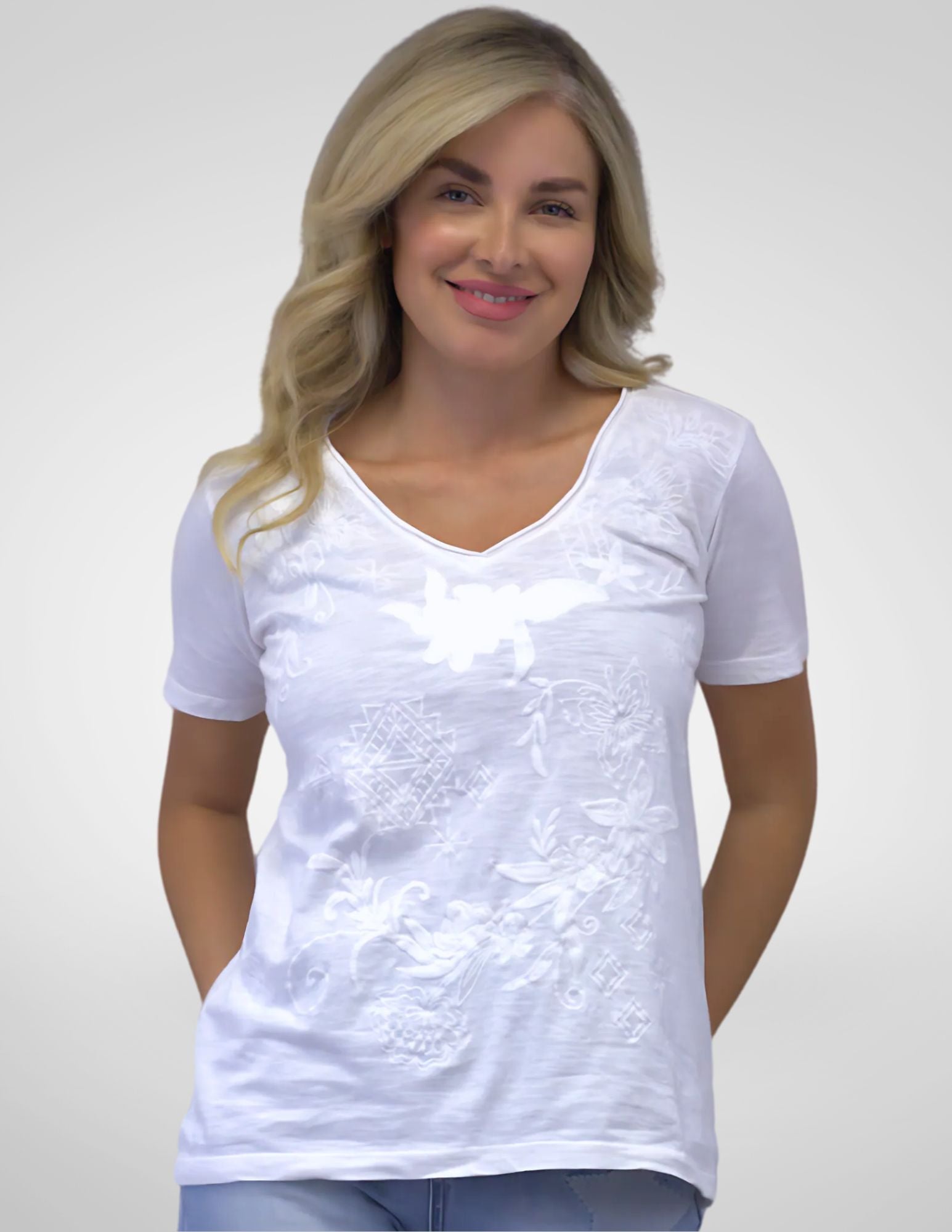MARYA TEE- WHITE