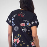 LUZ TEE -BLACK