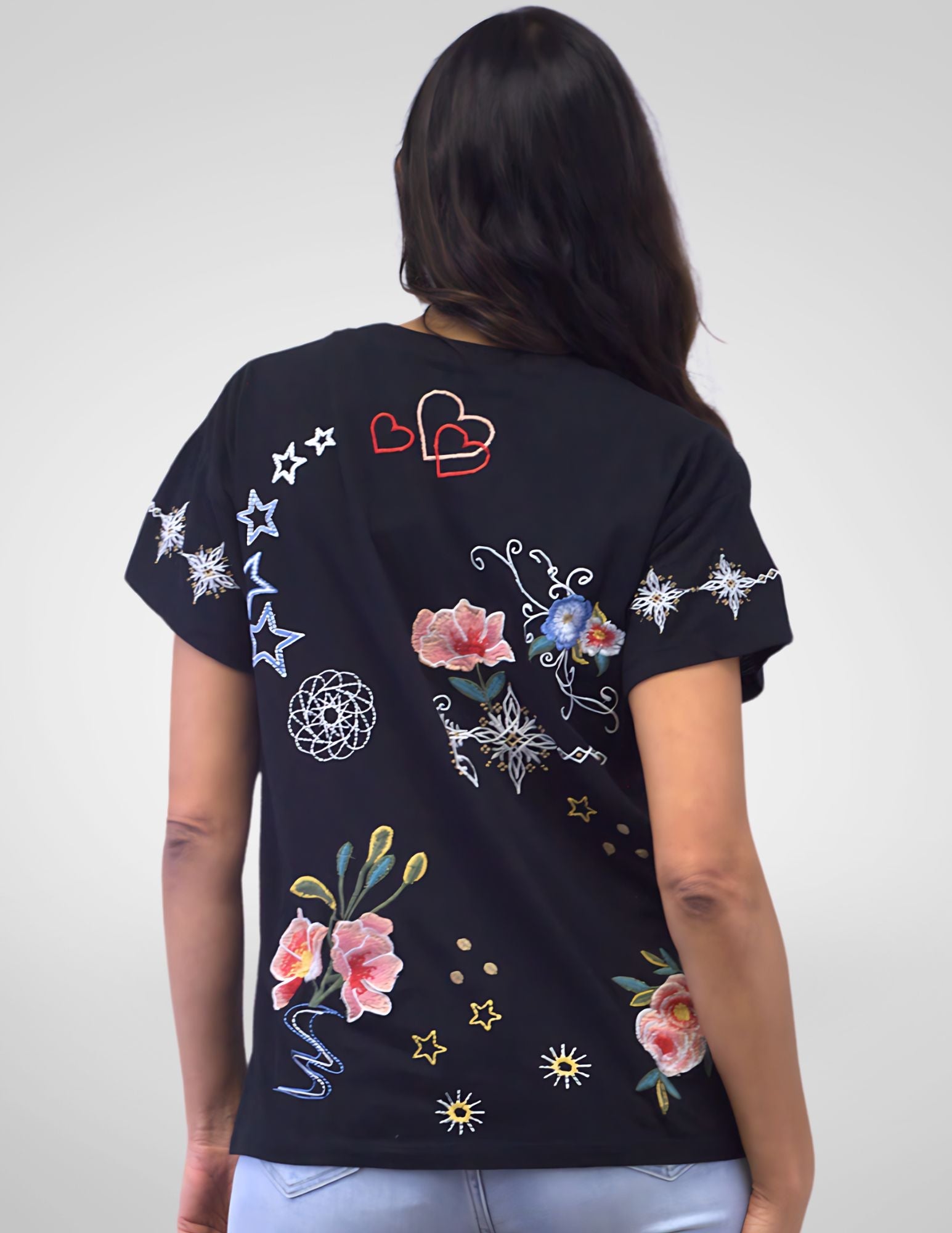 LUZ TEE -BLACK