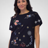 LUZ TEE -BLACK