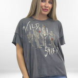 ALEGRA TEE | Breathable Oatmeal Cotton Top
