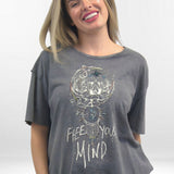 ELLE TEE | Elevated Graphic Tee with Embroidered Details