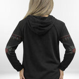 ESME TOP | Embroidered Thermal Knit Hoodie