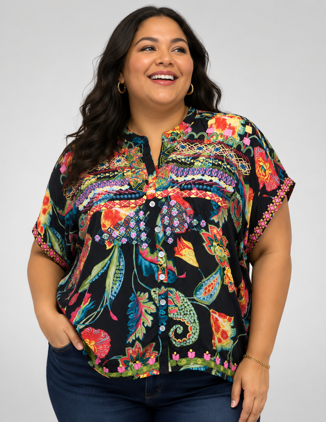 CARLITA BLOUSE (SM, XL, XXL ONLY)
