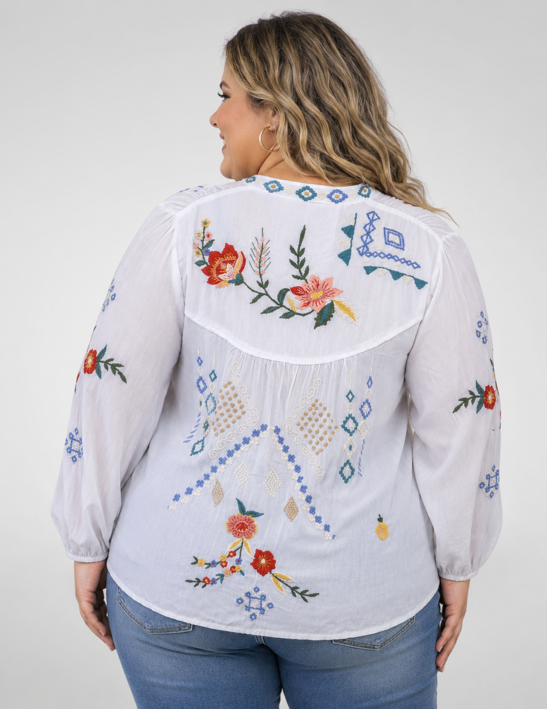 BRIA BLOUSE (PLUS)