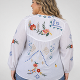 BRIA BLOUSE (PLUS)
