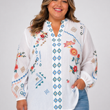 BRIA BLOUSE (PLUS)
