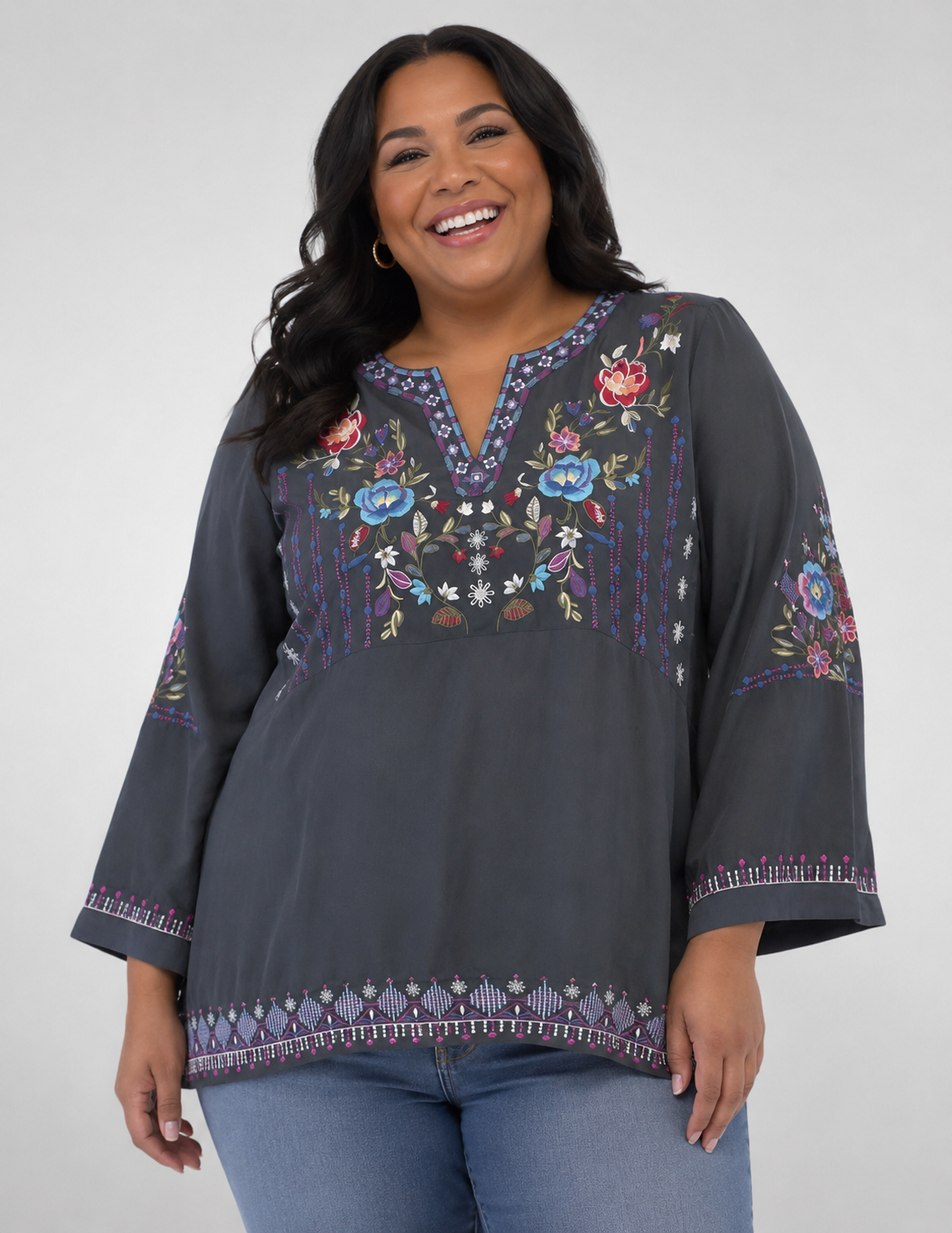 OMARI BLOUSE PLUS (XXL & 2X ONLY)