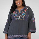 OMARI BLOUSE PLUS (XXL & 2X ONLY)