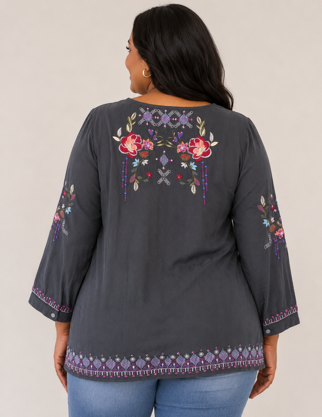 OMARI BLOUSE PLUS (XXL & 2X ONLY)