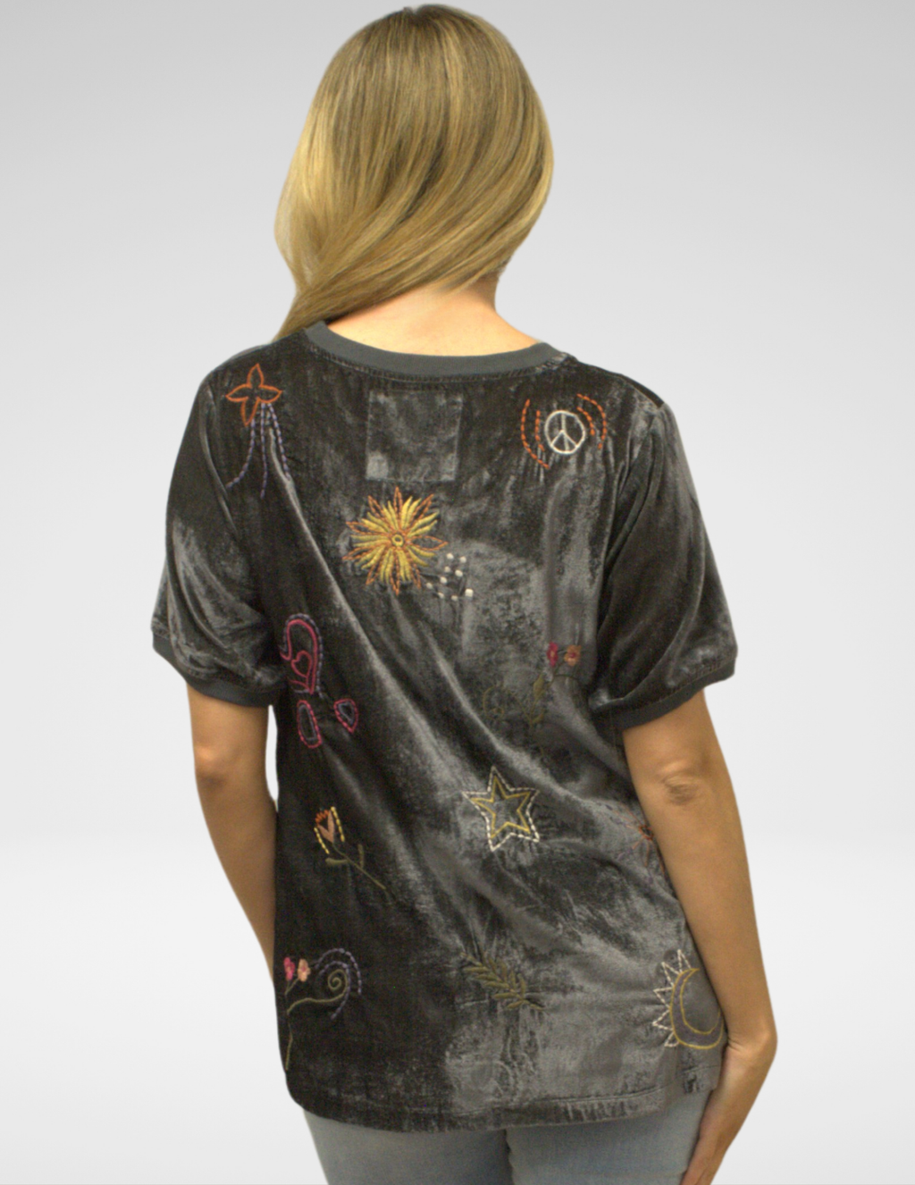 ODINE TEE - GREY (XS,S, XL ONLY)