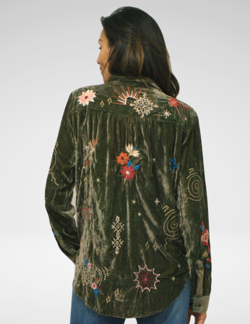 WRENLEY SHIRT FATIGUE GREEN (XS & XL ONLY)