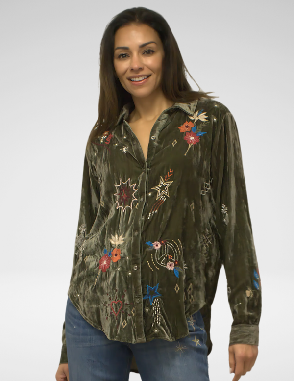 WRENLEY SHIRT FATIGUE GREEN (XS & XL ONLY)