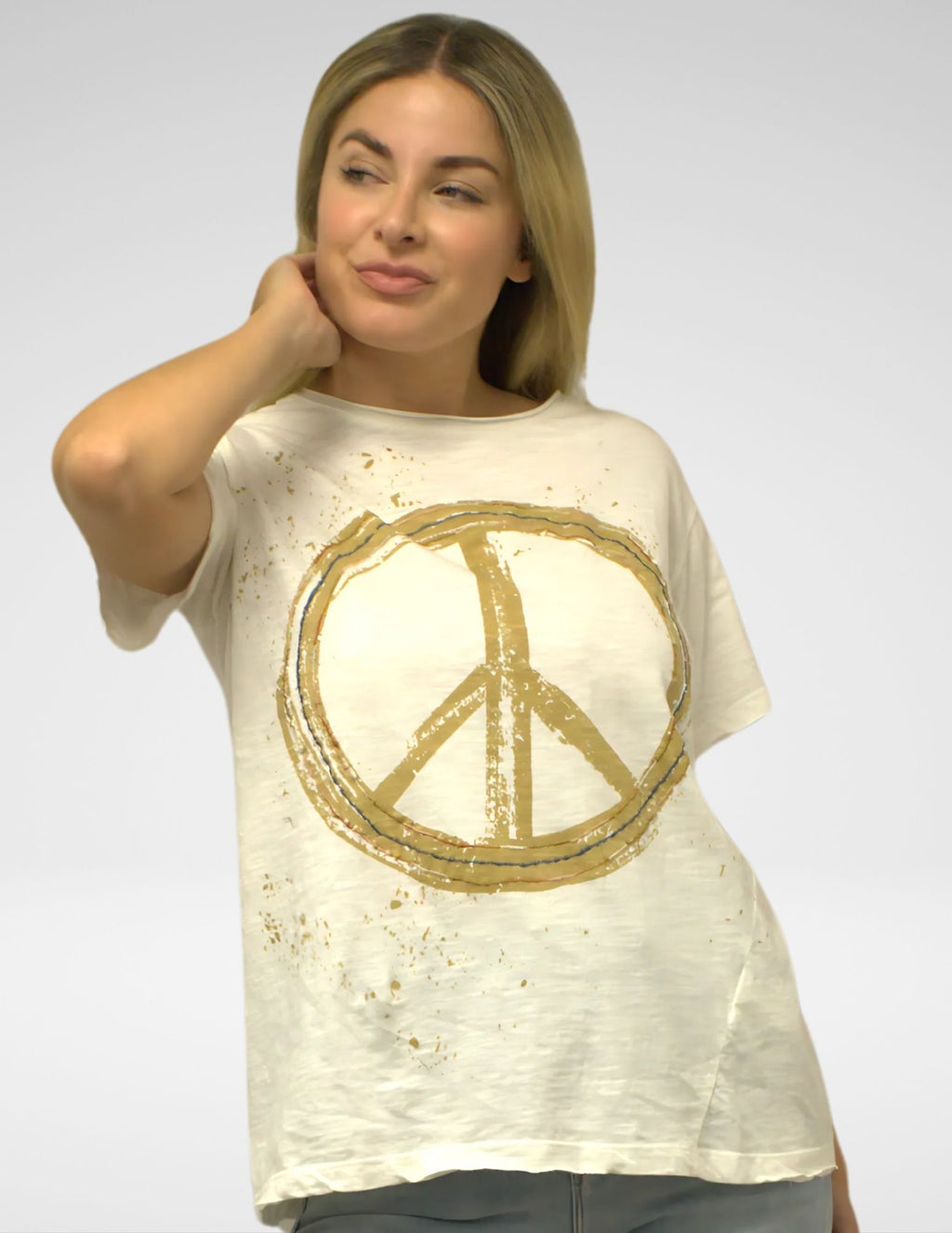 PEACE TEE (M,L, XL ONLY)
