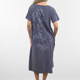 SANTANA DRESS | Washed Cotton T-Shirt Dress