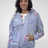 RIMA JACKET - BLUE FOG