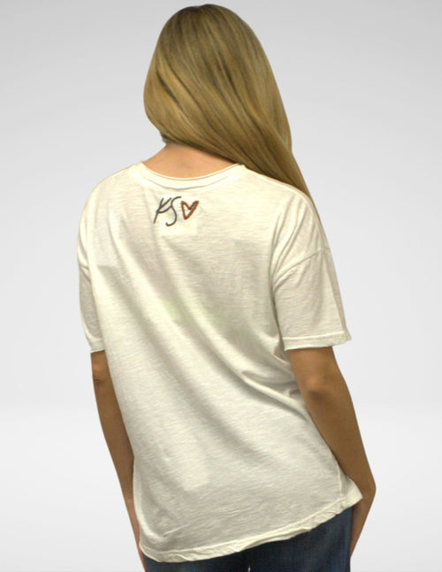 CHLOE TEE - IVORY