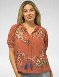 IZZY BLOUSE | SUMMER FIG (S ONLY)