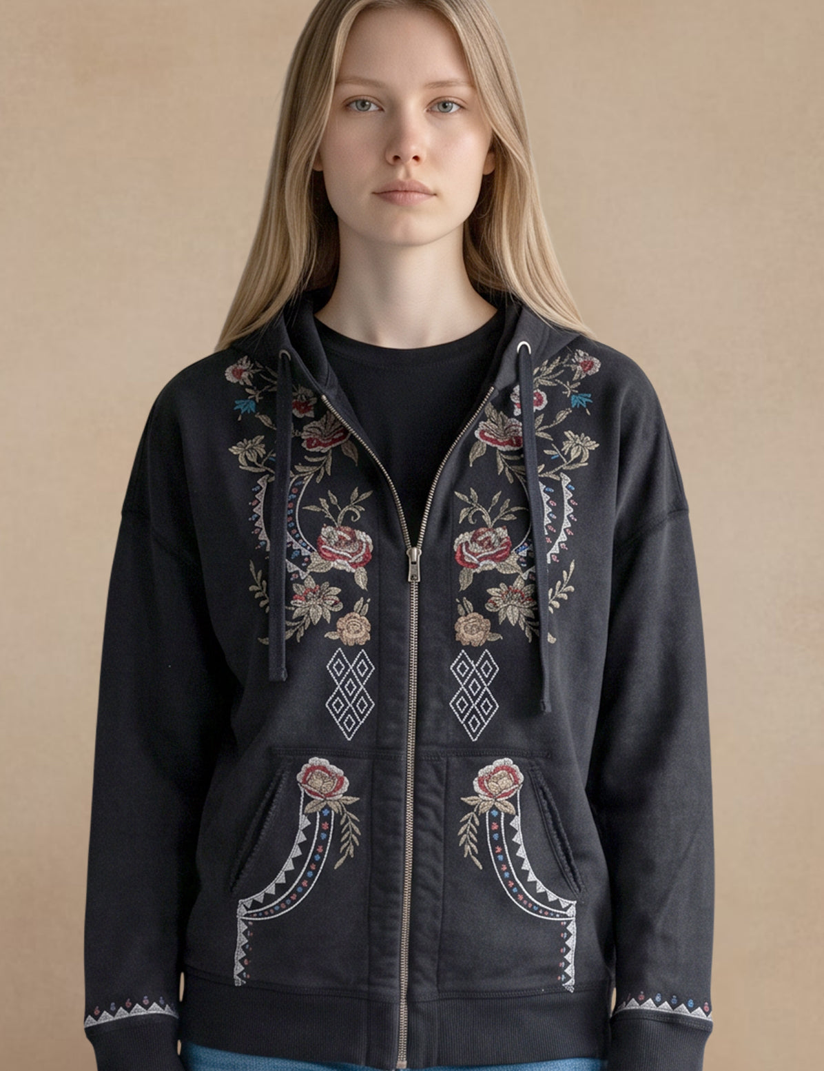 Lulu Hoodie | Women's Embroidered Casual Hoodie