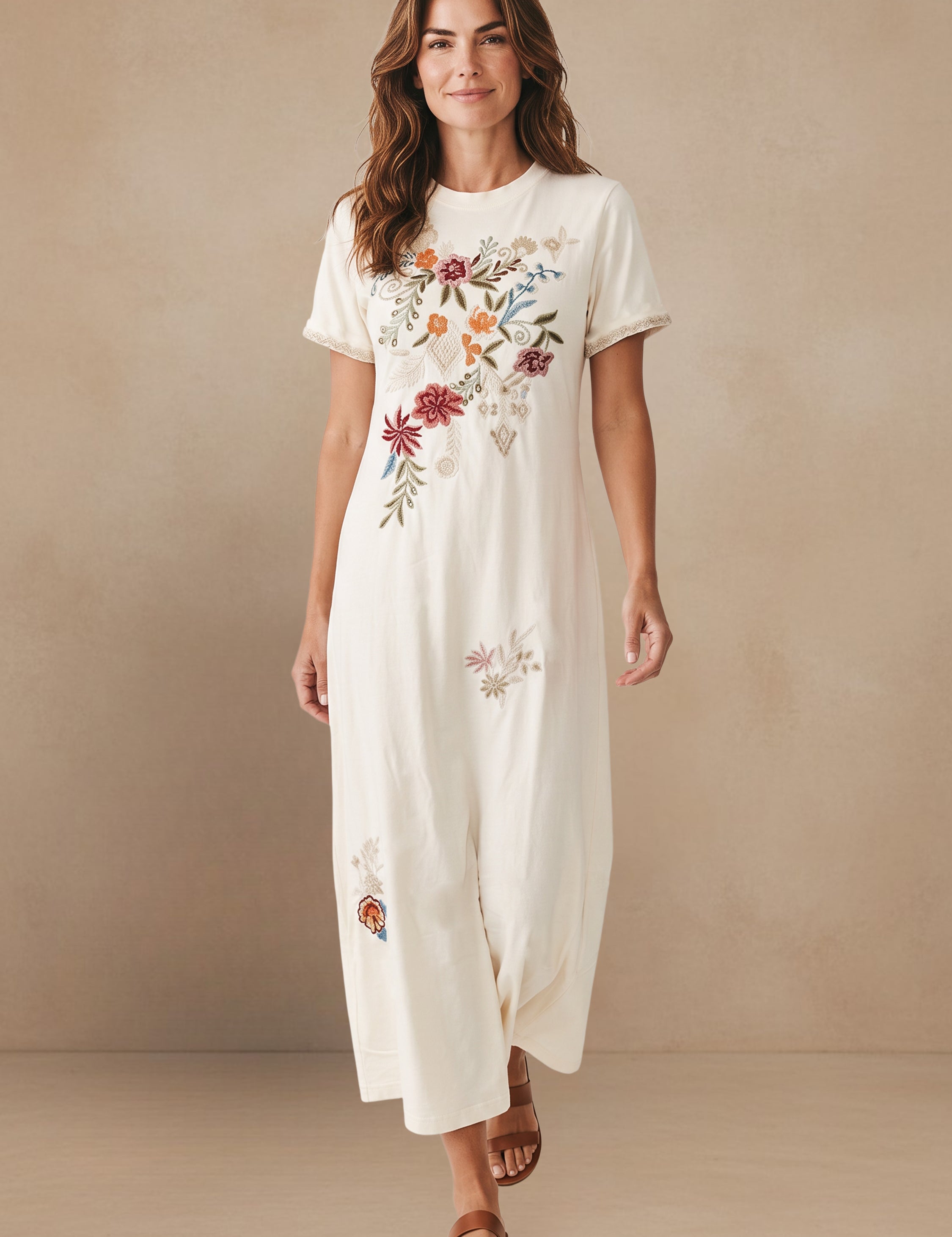 Malesa Dress | Women's Embroidered Boho Dress