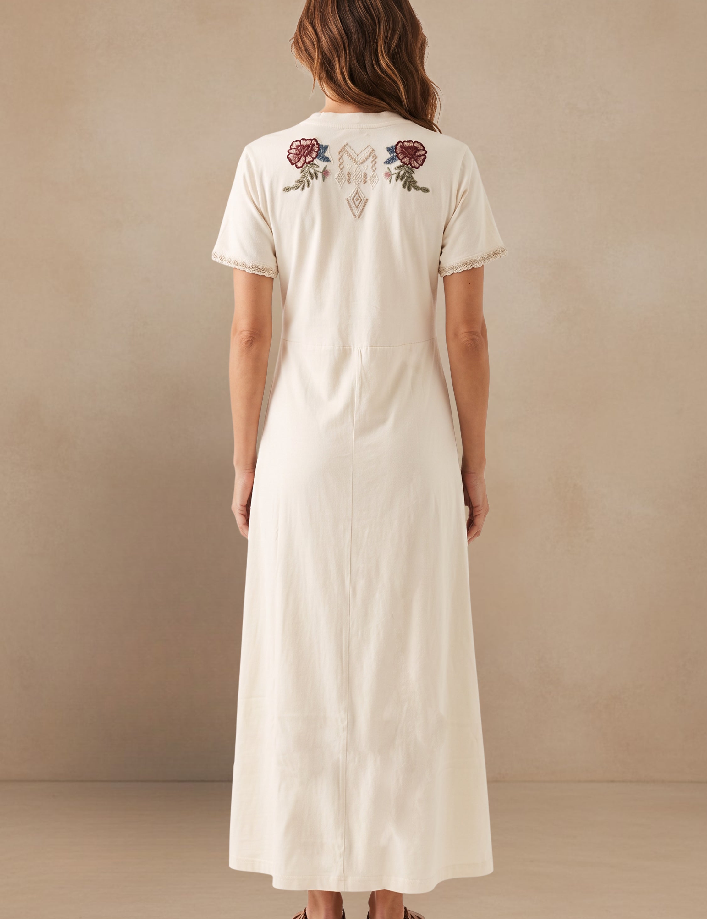 Malesa Dress | Women's Embroidered Boho Dress