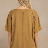 Ivy Tee | Women's Embroidered Cotton Tee