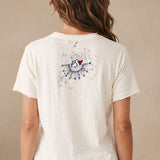 Bindi Tee | Women's Embroidered Boho Tee