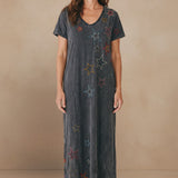 Carmen Dress | Women's Embroidered Knit Dress