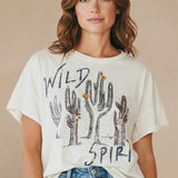 Alegra Tee | Women's Soft Knit Embroidered Tee