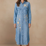 Savina Dress | Women's Boho Embroidered Dress