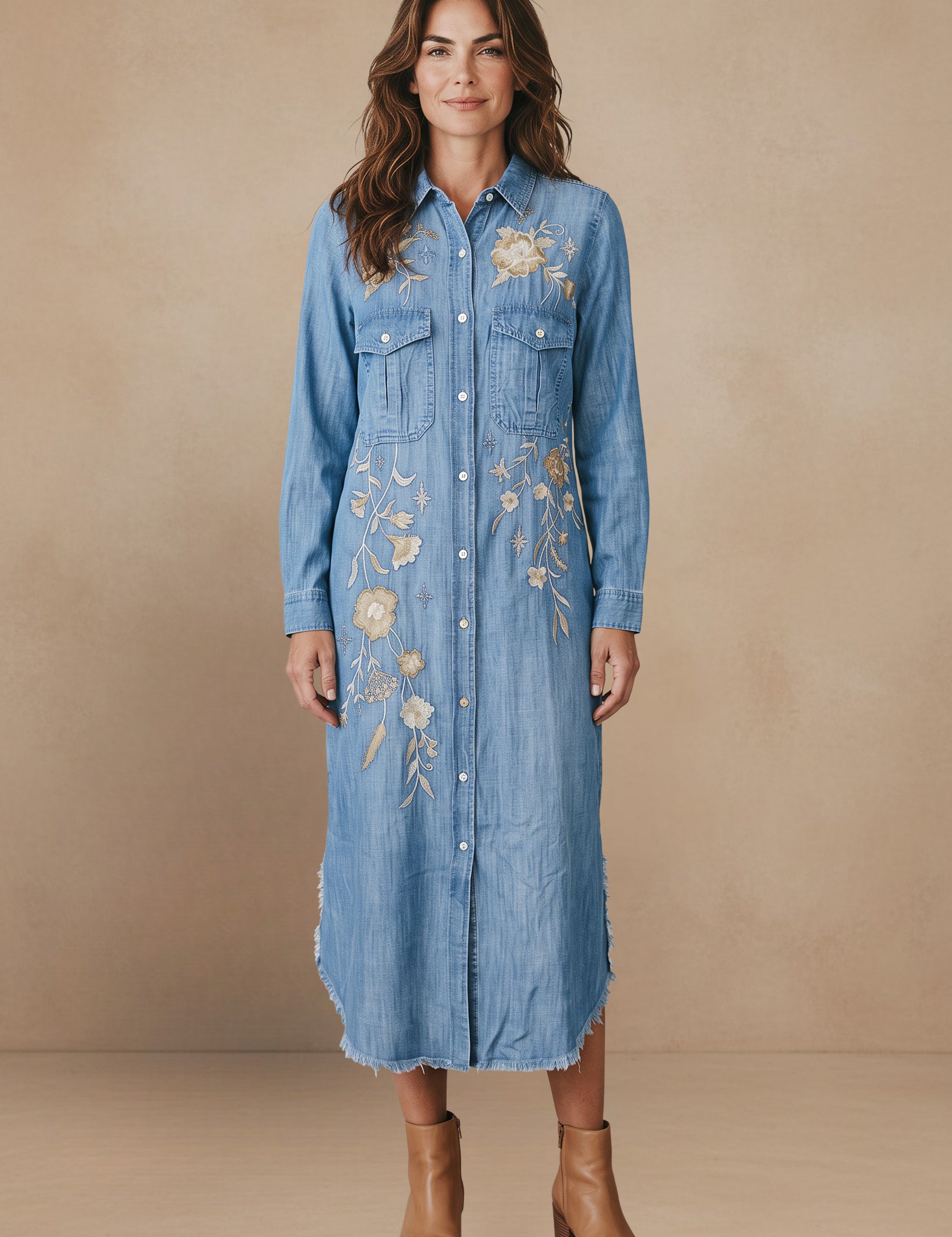 Savina Dress | Women's Boho Embroidered Dress
