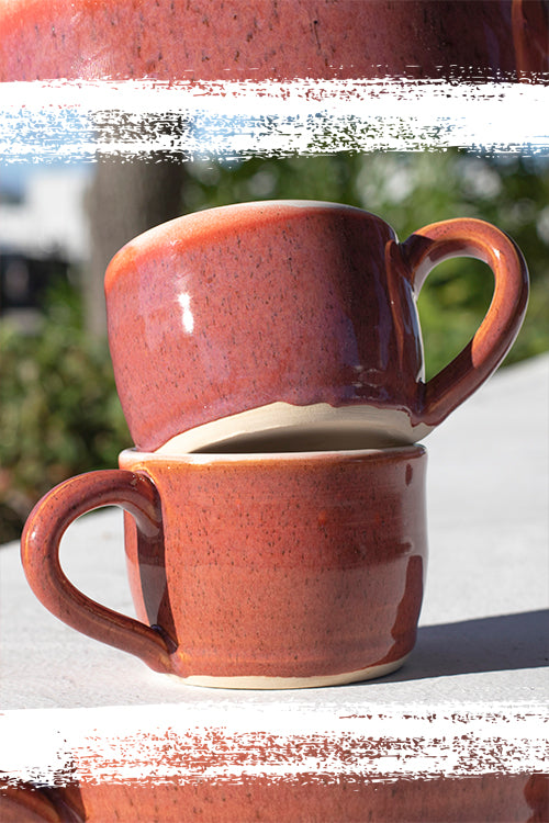 Kyla Seo x Kellie Zee Rust Coffee Mug